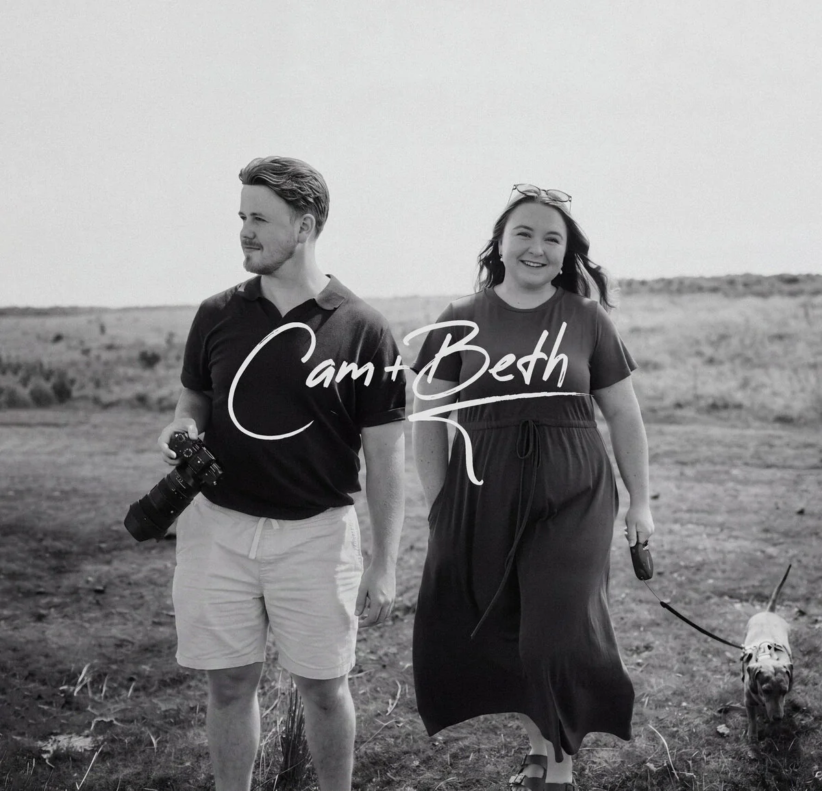 Cam and Beth husband and wife wedding photography and videography team