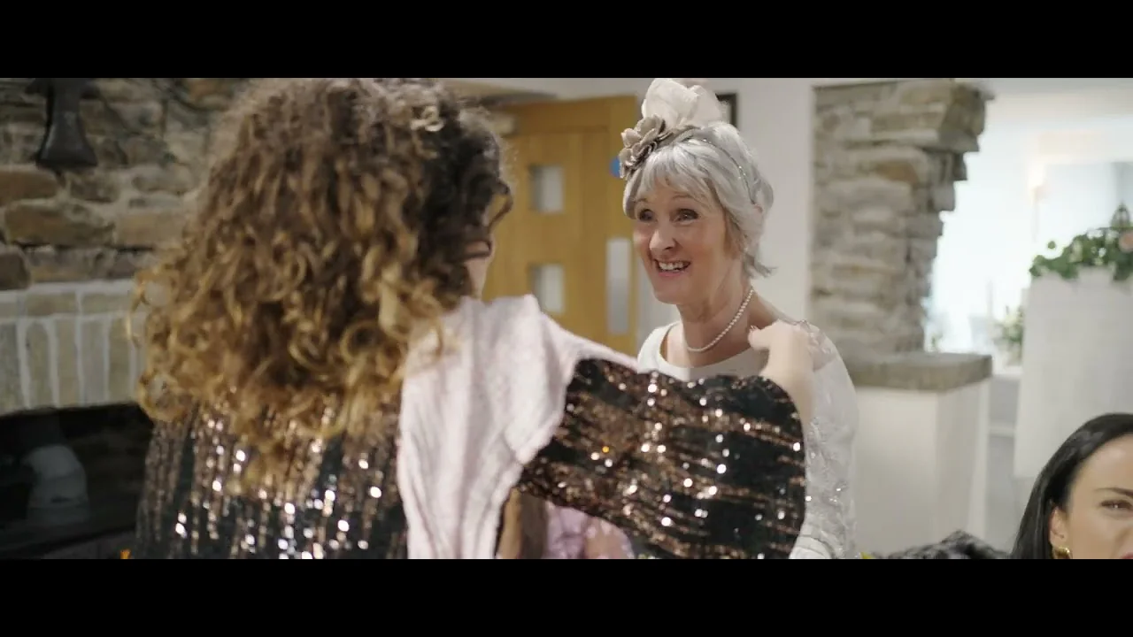 Still from Ruth & Rhodri’s wedding highlight at Waun Wyllt