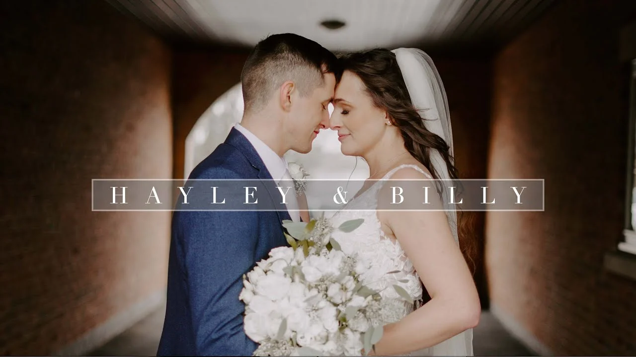 Still from Hayley & Billy’s wedding highlight at The White Hart Inn