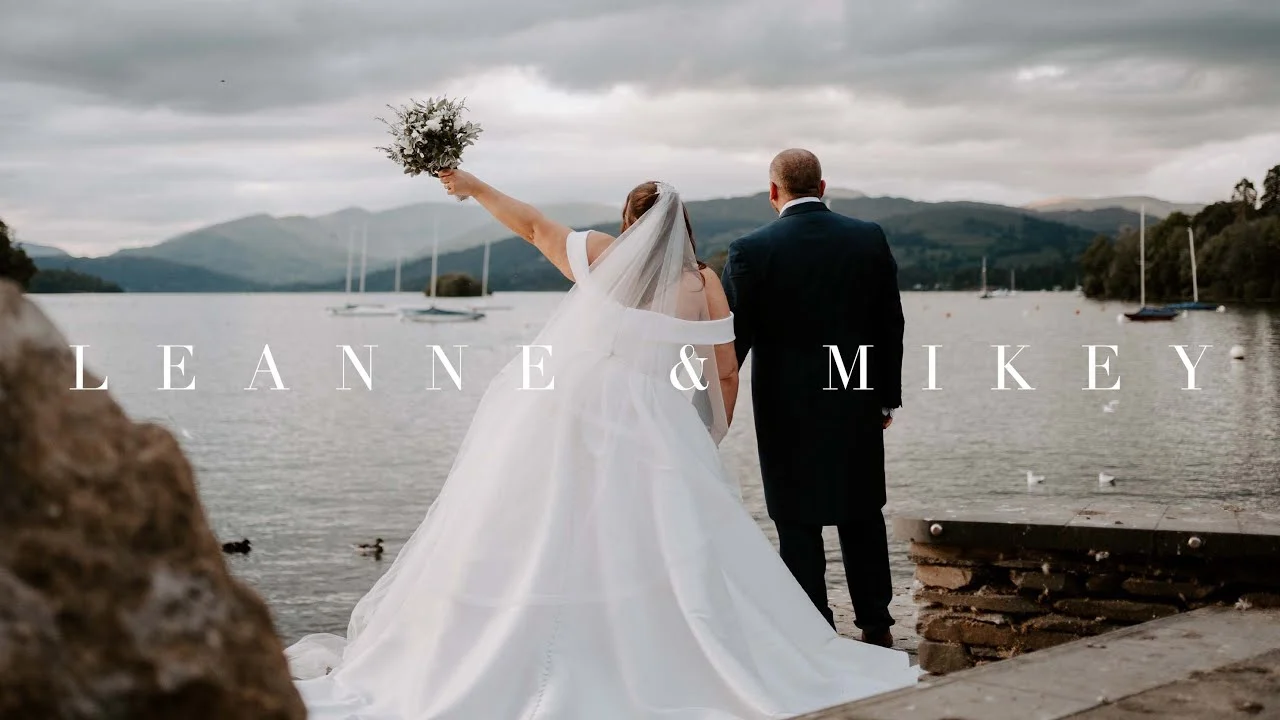 Still from Leanne & Mikey’s wedding highlight at Broadoaks Country House