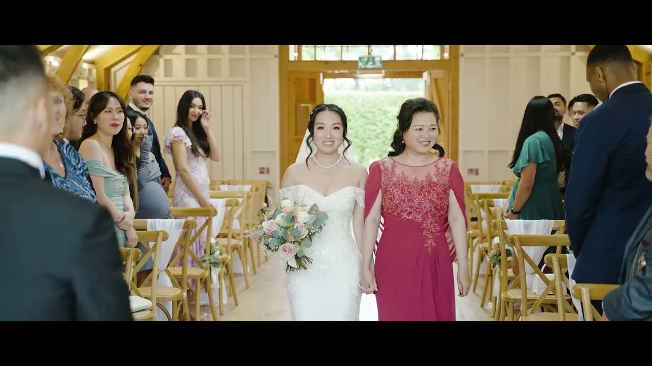 Still from Sisi & Kin’s wedding highlight at Hyde House