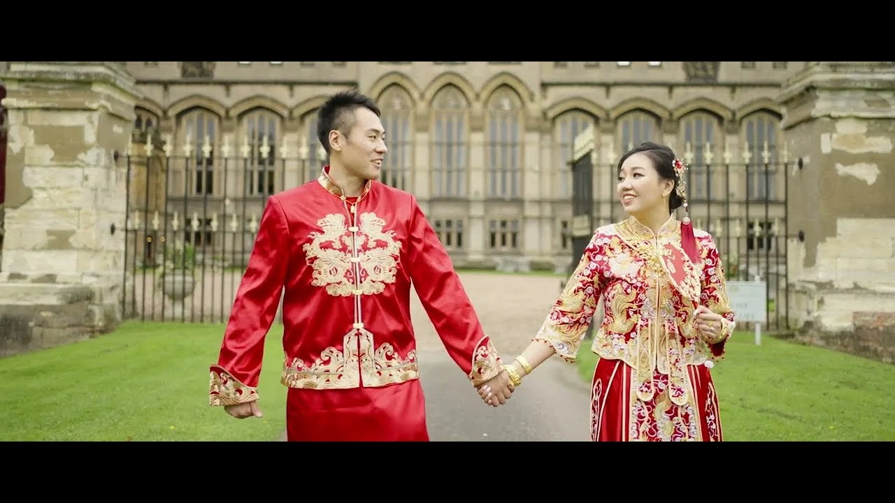 Still from Yukki & Leslie’s wedding highlight at Carlton Towers