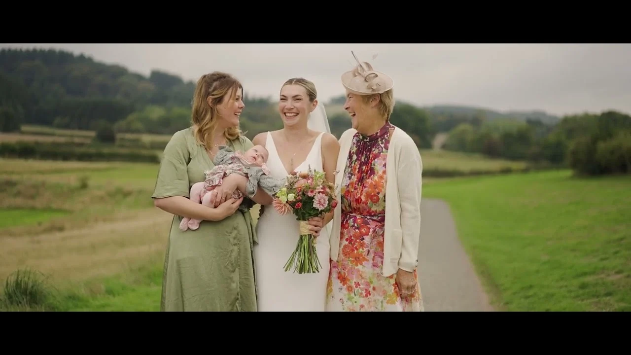 Still from Alice & Matt’s wedding highlight at Wilde Lodge