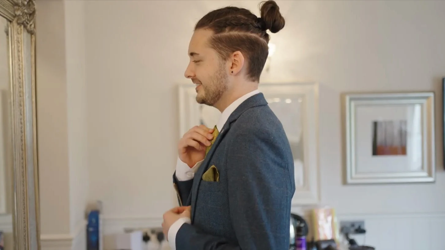 Still from Emma & Josh’s wedding highlight at The Wild Boar