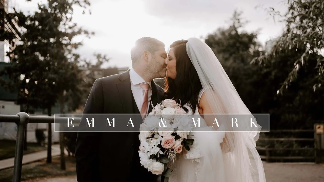 Still from Emma & Mark’s wedding highlight at Greenwich Yacht Club
