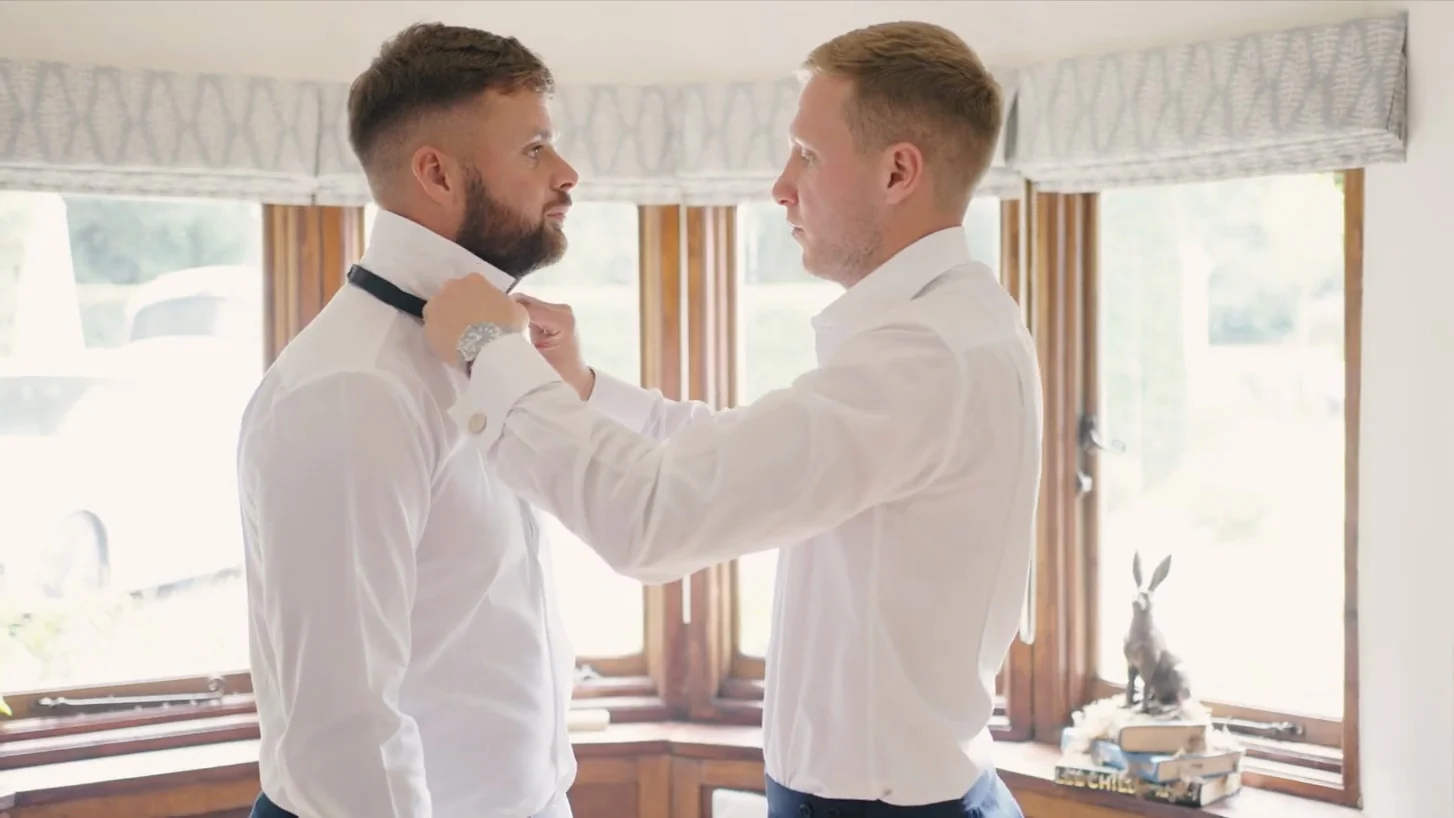 Still from Alice & Ricky’s wedding highlight at Hayne House