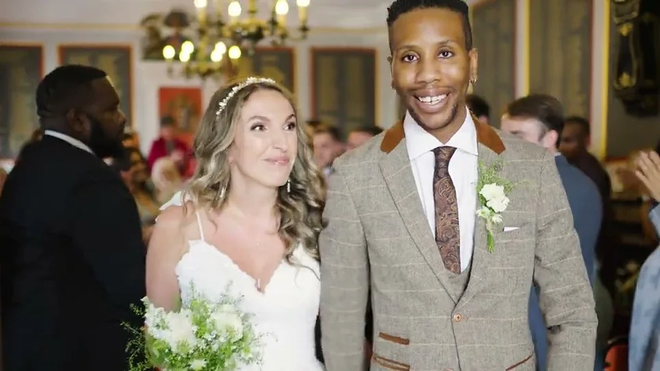 Still from Alexandra & Row’s wedding highlight at Rye and Udimore