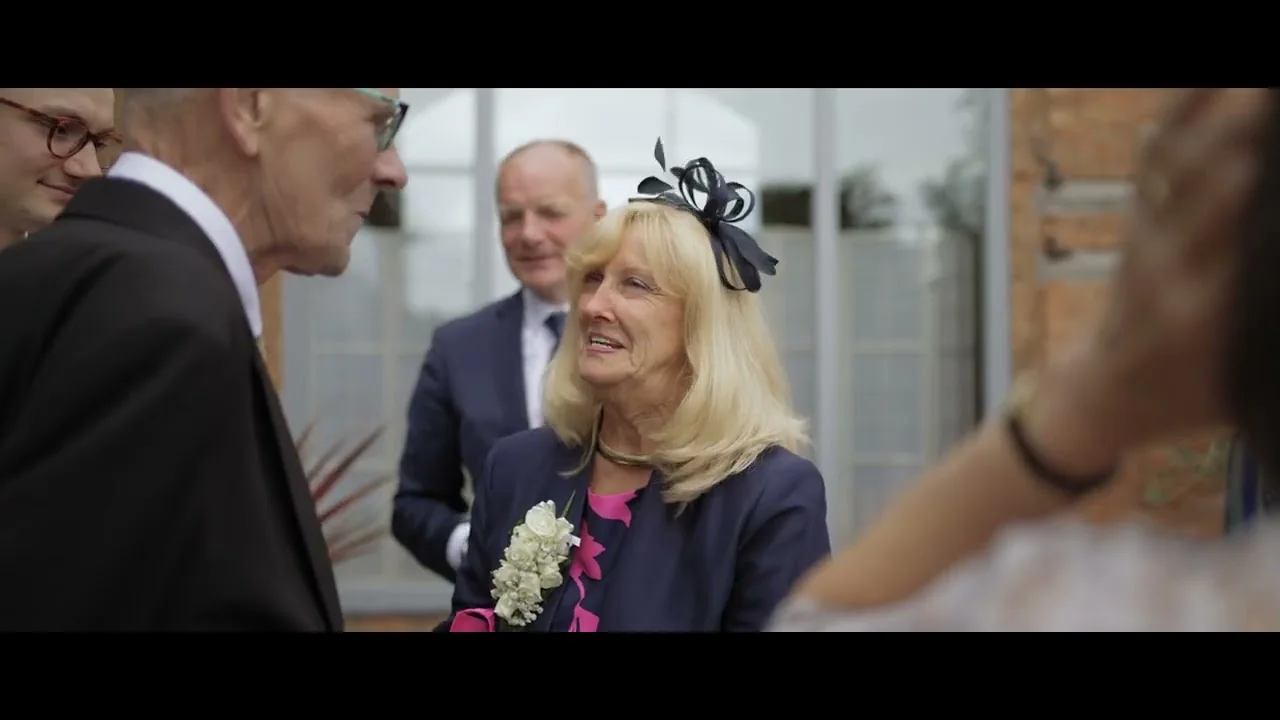 Still from Ollie & Laura’s wedding highlight at The Ravenswood
