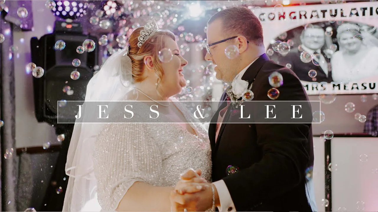 Still from Jess & Lee’s wedding highlight at The Sitwell Arms