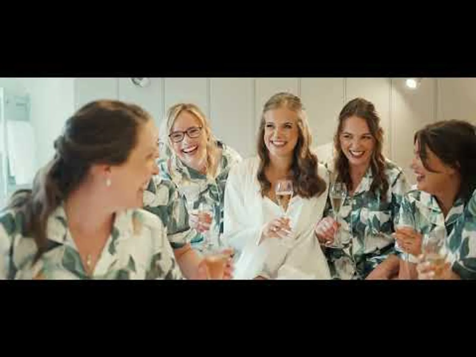 Still from Hannah & Adam’s wedding highlight at Farbridge