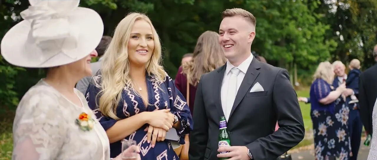 Still from Kirsten & Ben’s wedding highlight at Whirlow Brook Hall