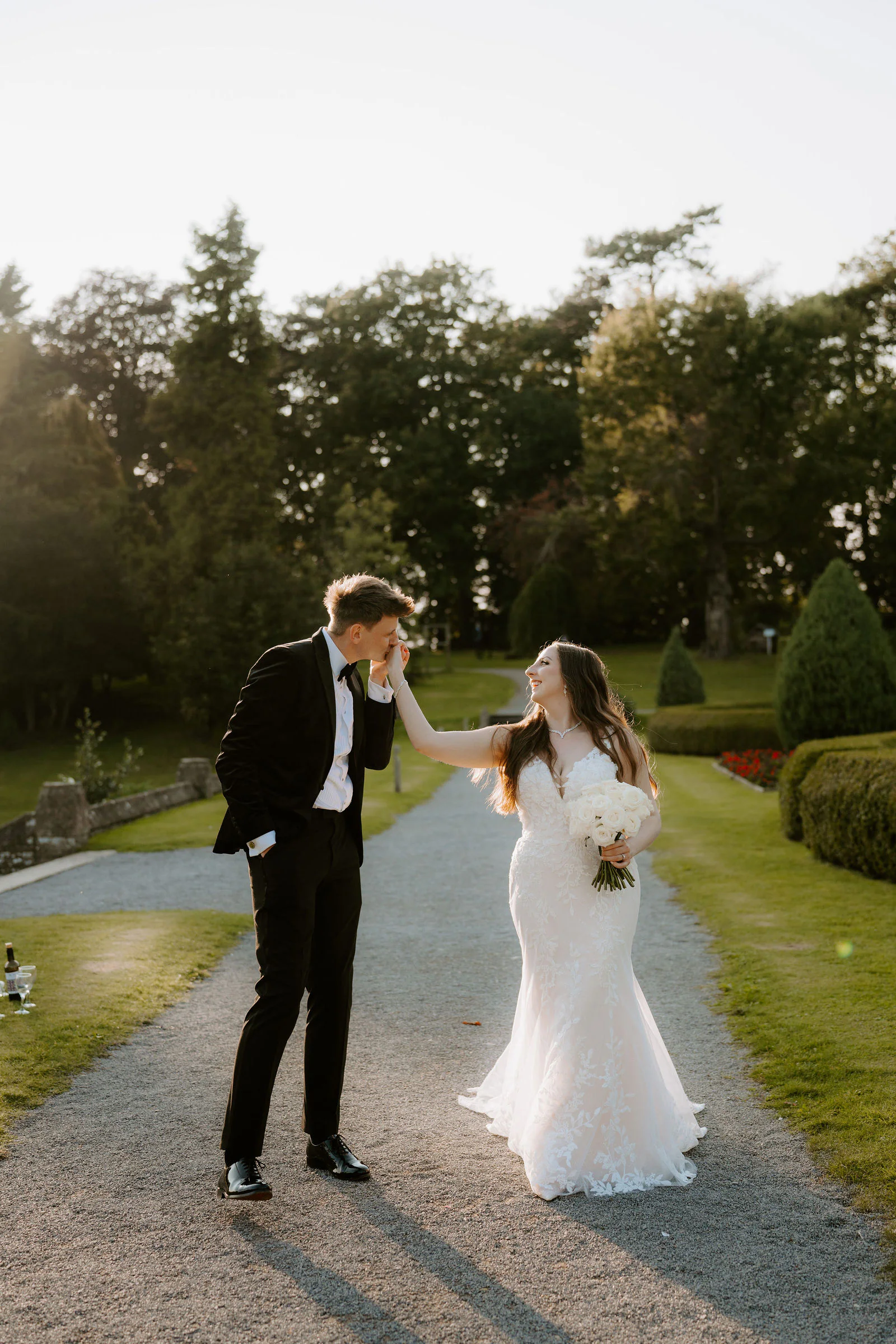 Evening celebration and candid guest toasts at De Vere Tortworth Court
