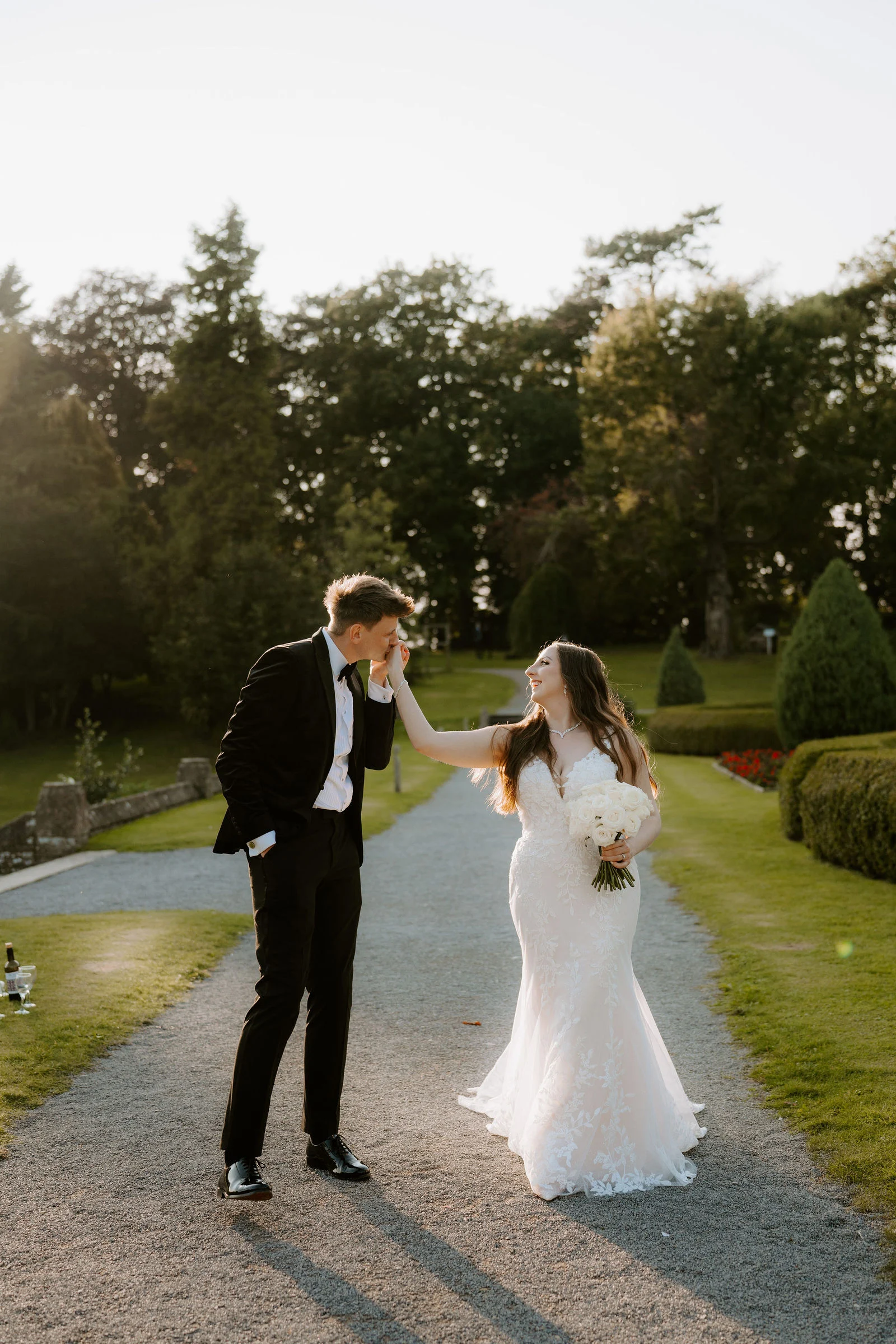 Evening celebration and toasts at De Vere Tortworth Court