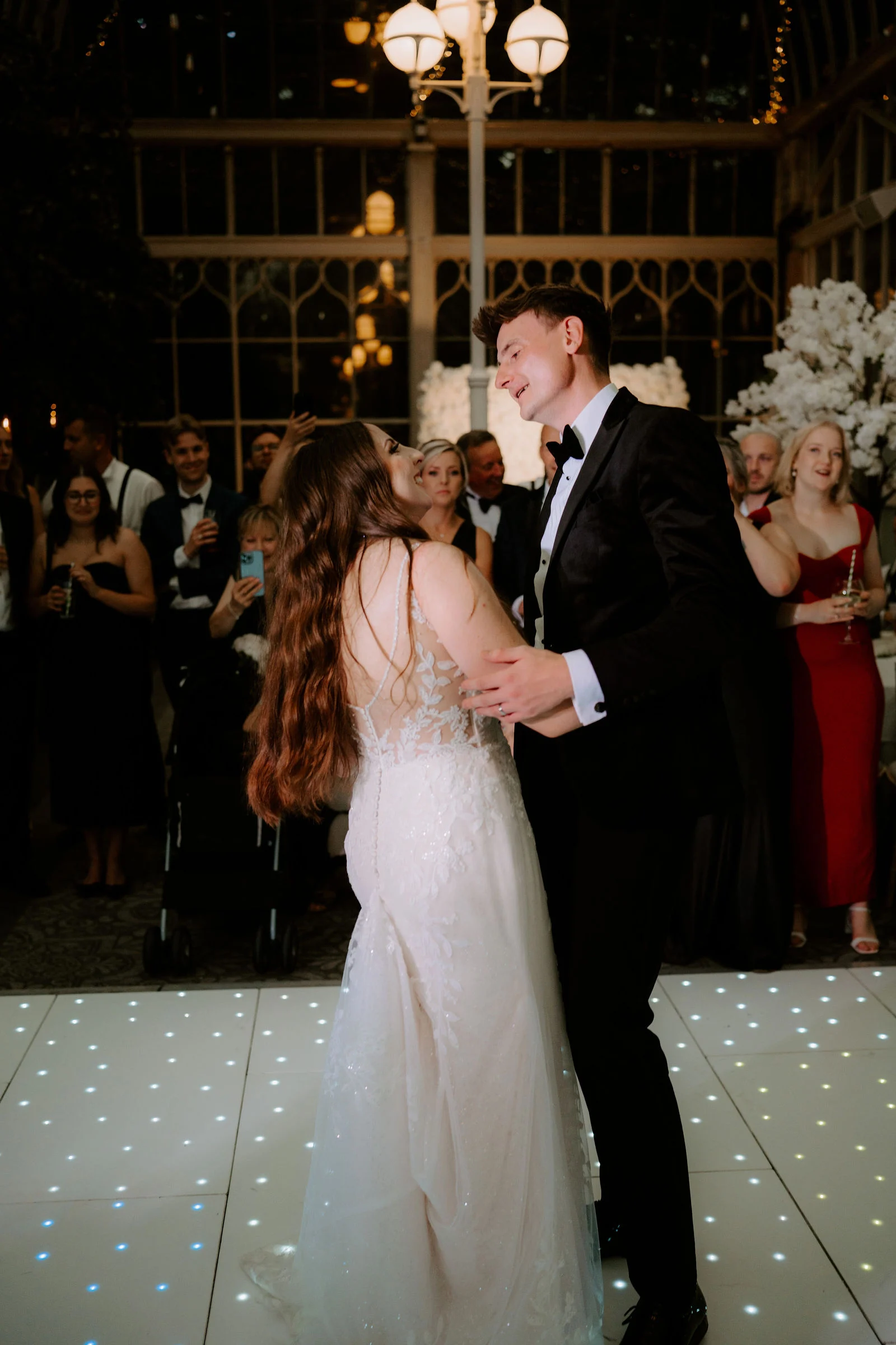 High energy dancefloor celebrations at De Vere Tortworth Court