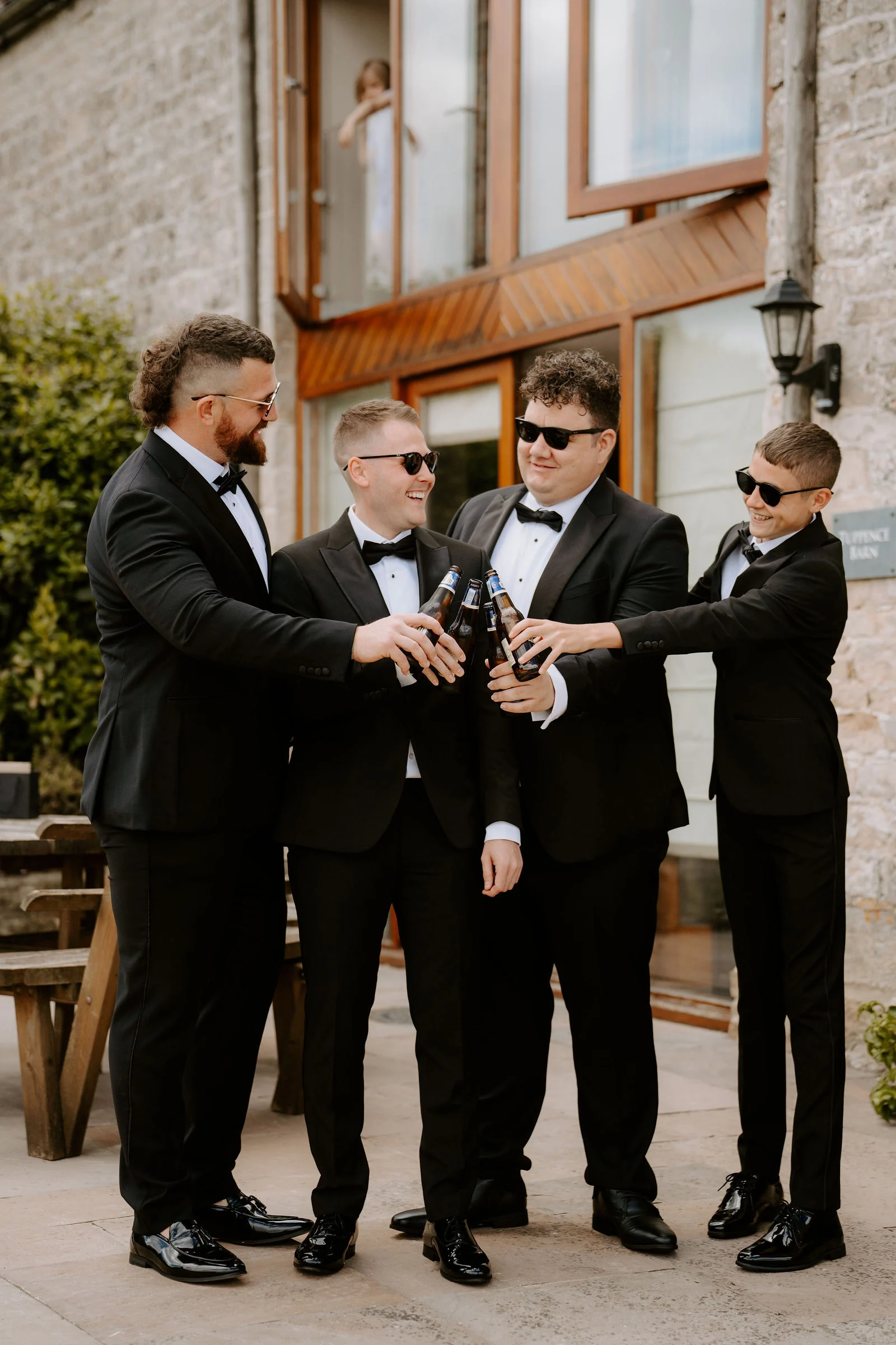 Louise and Ryan wedding preparation details at The Kingscote Barn