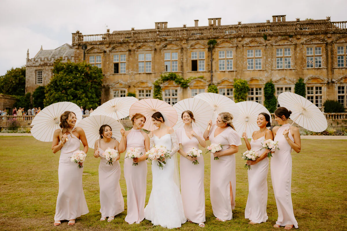 Wedding photograph captured at Fairy Hill Gower by a professional wedding photographer.