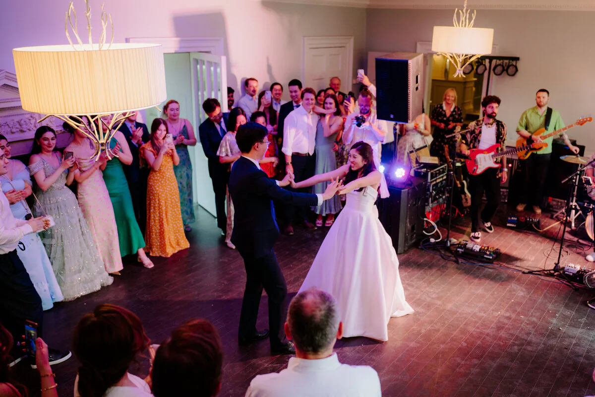 Wedding photograph captured at The Barn at Upcote by a professional wedding photographer.