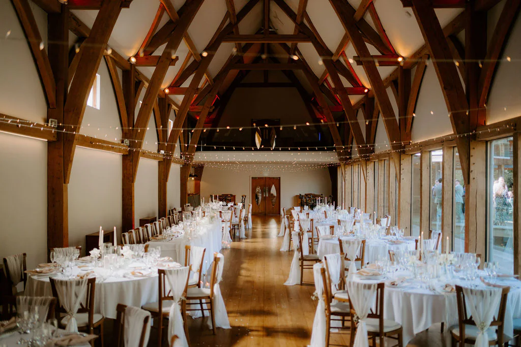 Sian & Tim wedding celebration along the waterfront decking at The Mill Barns in Alveley near Bridgnorth