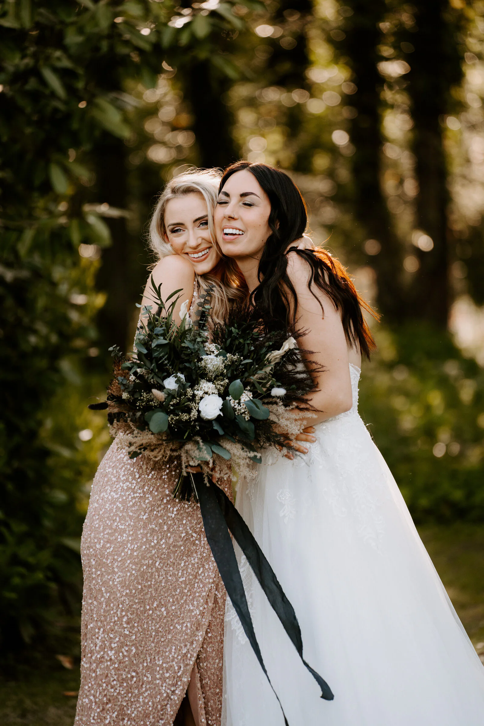 Wedding group celebration at Pencoed House Estate