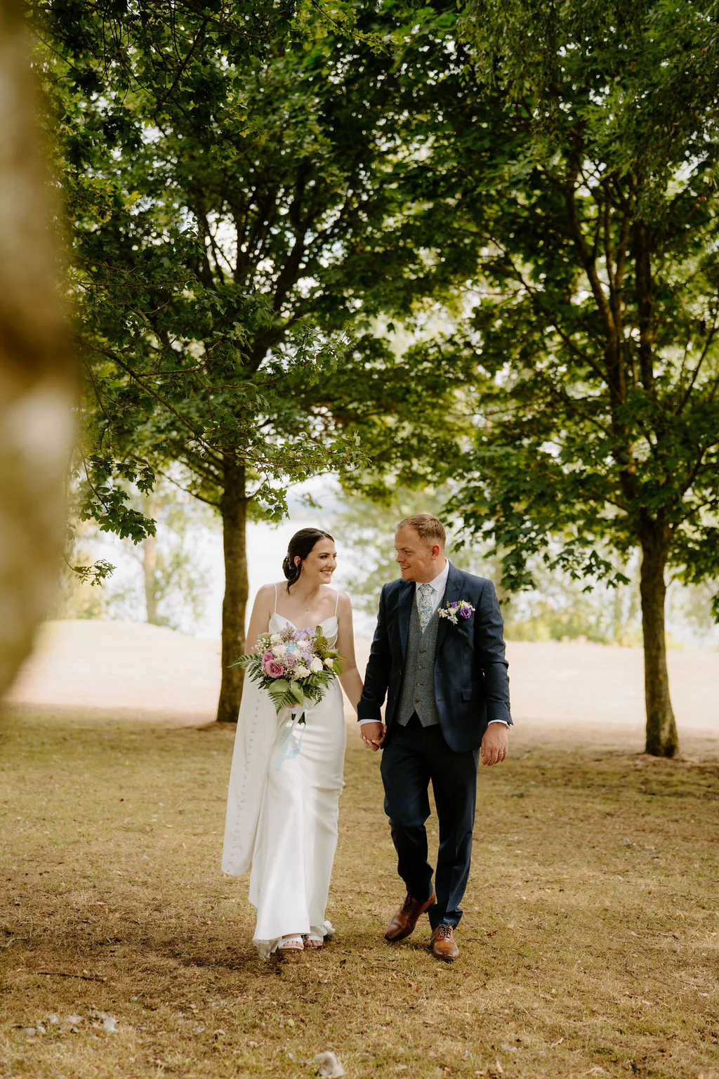 Alison & Kieran enjoying a quiet moment in the countryside at Draycote Hotel near Rugby